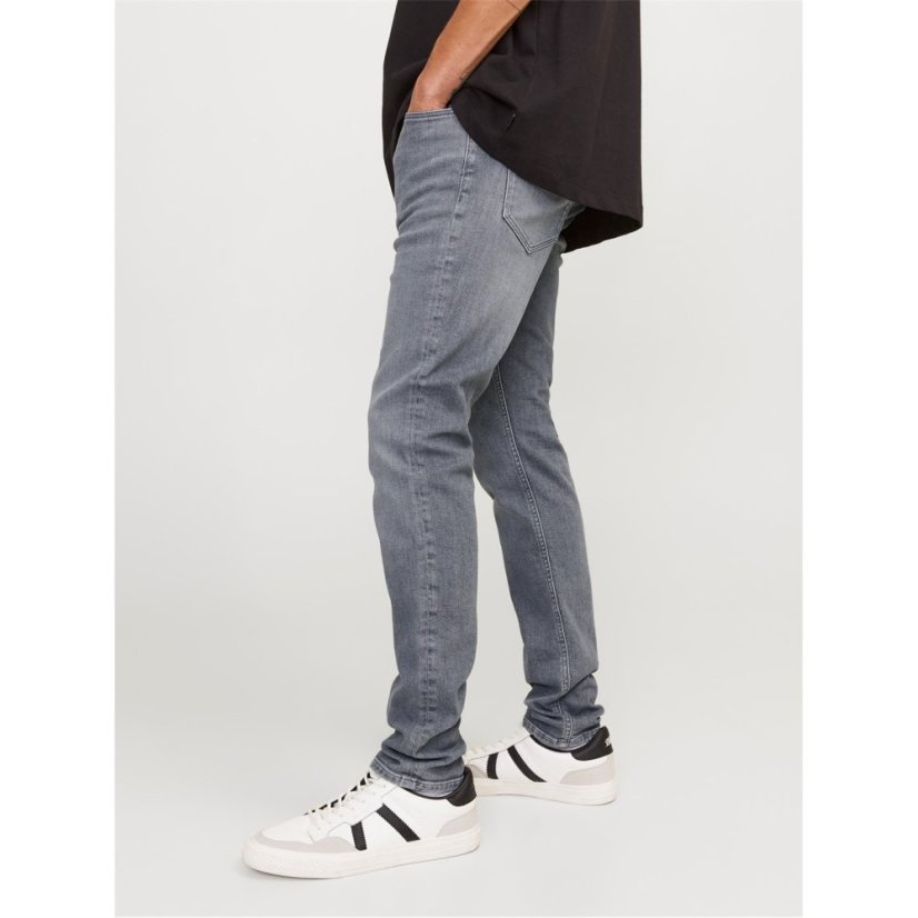 Jack and Jones Men's Liam Slim Fit Jeans Grey Denim