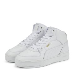 Puma Pro Mid Triple White