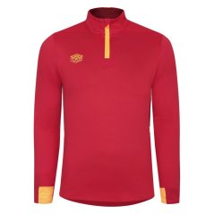 Umbro Premier Mid Layer Training Top Red