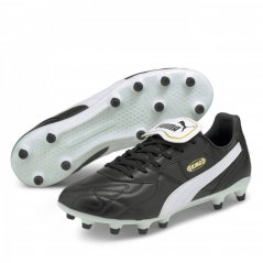 Puma KING Cup FG Football Boots Black/White
