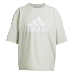 adidas Women's Short Sleeve Performance Gym Top Linen Green