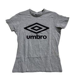 Umbro Diamond Logo Regular Fit T-Shirt Grey Marl