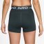Nike Pro Three Inch Shorts Womens Seaweed/White
