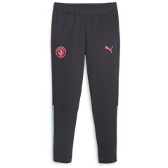 Puma Mcfc Casuals Pants Tracksuit Bottom Mens Dark Navy