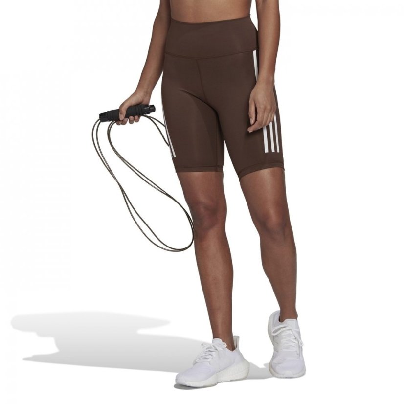 adidas Women's Performance Gym Shorts Brown