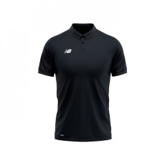 New Balance Women's Short-Sleeve Polo Shirt Black