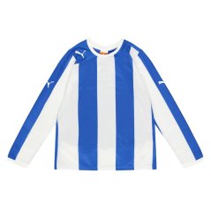 Puma (5) Striped Ls Shirt Juniors Blue