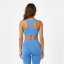 USA Pro UP Seamless Crop Sports Bra Bluebell