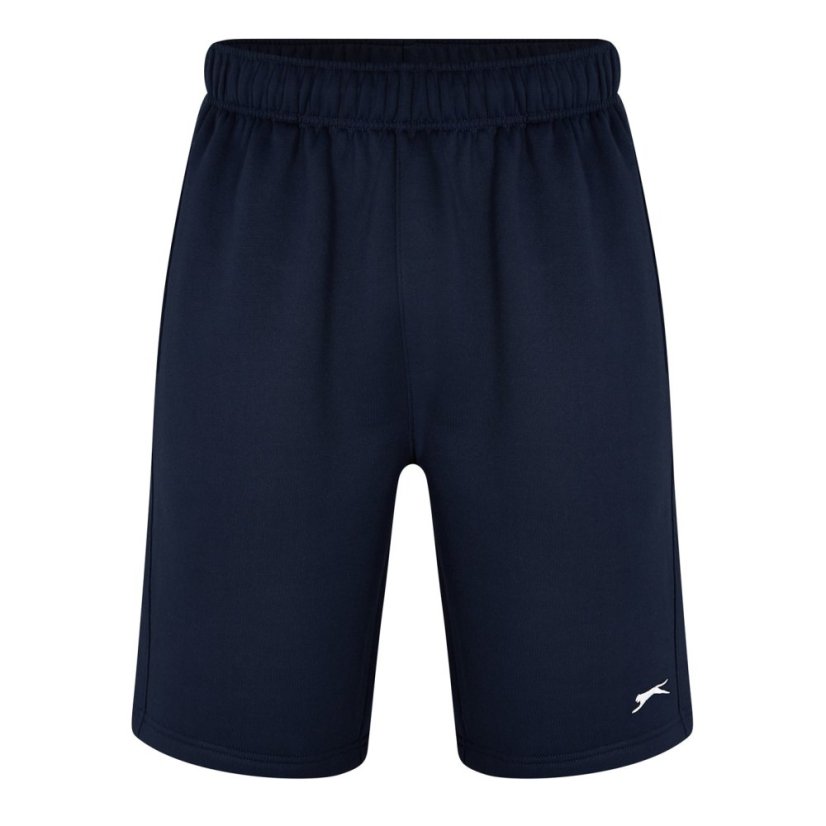 Slazenger Fleece pánske šortky Navy