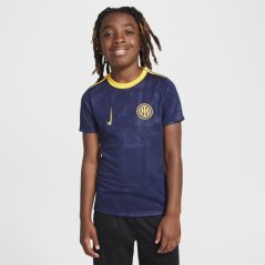 Nike Inter Milan Third Pre Match Shirt 2024 2025 Juniors Blue
