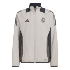 adidas Kids adidas Real Madrid European Training Tracksuit Top 24/25 Putty Mauve