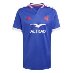 adidas France Rugby Home Shirt 2026 Mens Semi L Blue