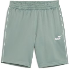 Puma Men's Jersey Jogger Shorts Green Moon