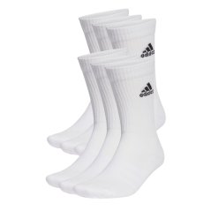 adidas Cushioned Sportswear Crew Socks 6-Pack Juniors White/Black