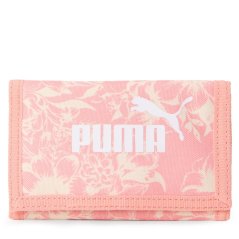 Puma Men's Phase Aop Trifold Wallet Pink Fruit/Flor