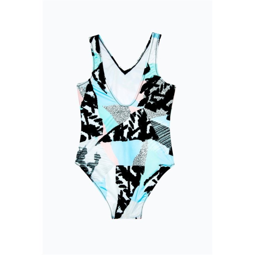 Hype Kids' Abstract One Piece Swimsuit Multi