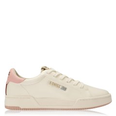 K Swiss Lawn Court Trainers Ivory/Pink