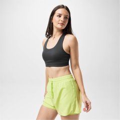 USA Pro Medium Impact Cross Back Bra Womens Charcoal