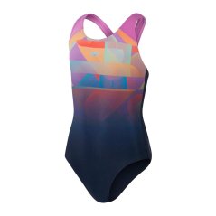 Speedo Kids' One Piece Swimsuit Navy/Red