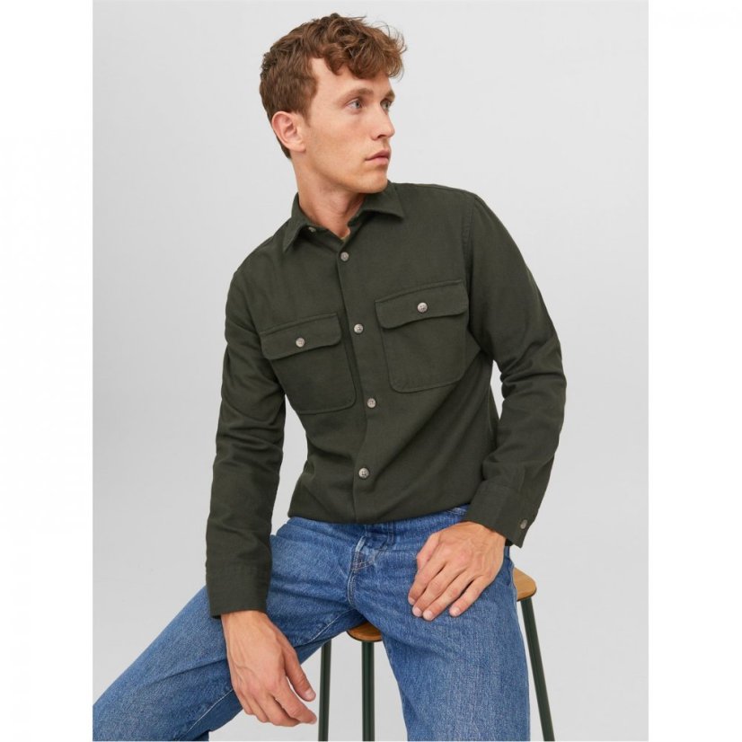 Jack and Jones Slim Fit Overshirt Rosin