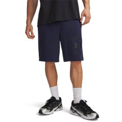 Under Armour Men's Fleece Jogger Shorts Navy/Black