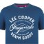 Lee Cooper Cooper T Shirt Mens Vintage Blue