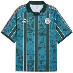 Puma Mens Manchester City Licensed Retro Football Shirt Blue/Navy