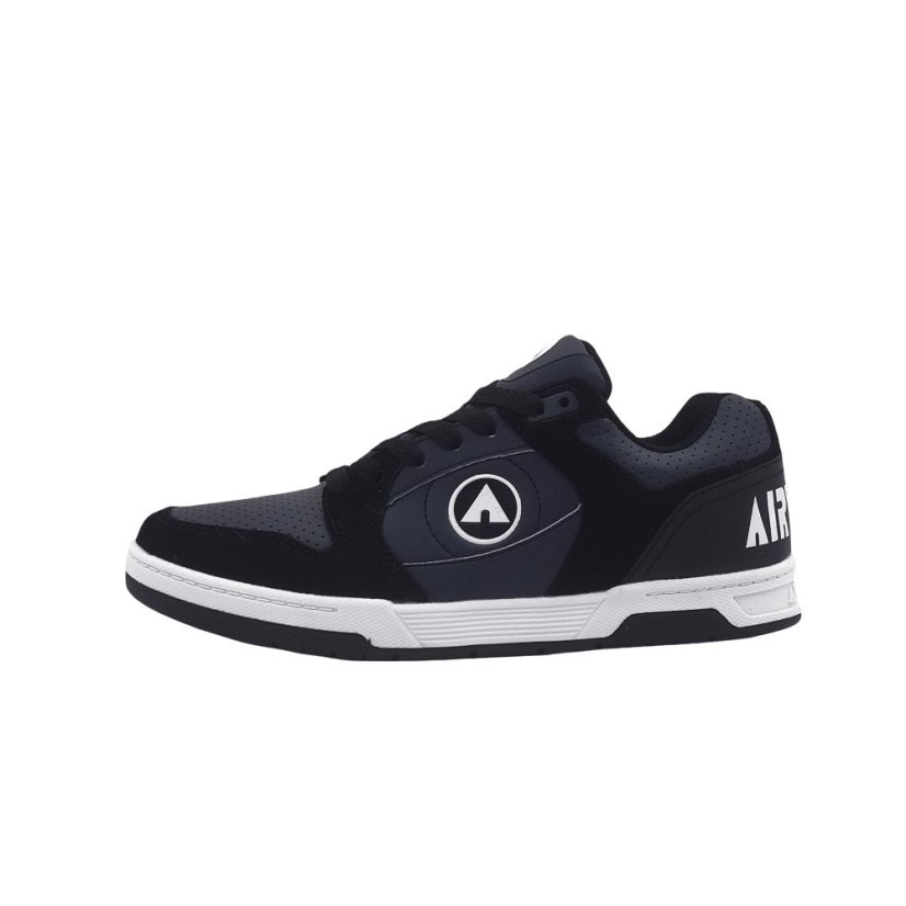 Airwalk Throttle Mens Skate Shoes Navy/Black