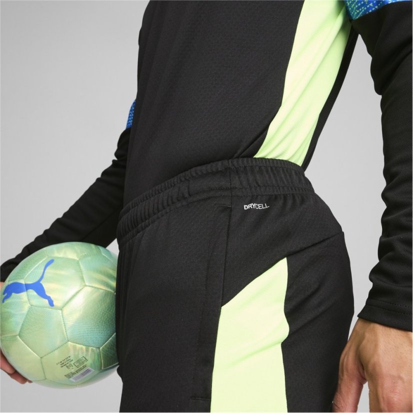 Puma Men's Performance Tracksuit Bottoms Black/Lime