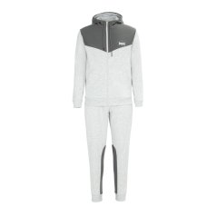 Lonsdale Mens Tracksuit Grey/Black