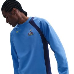 Nike Tottenham Hotspur T90 Crew Sweater Mens Blue/Yellow