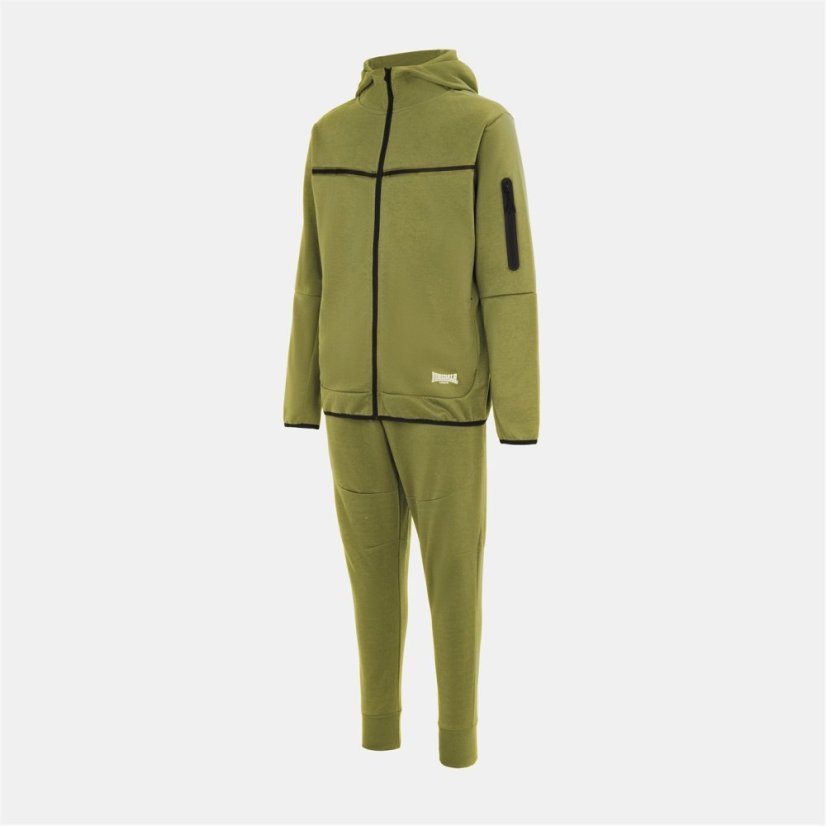Lonsdale Track Suit Mens Olive