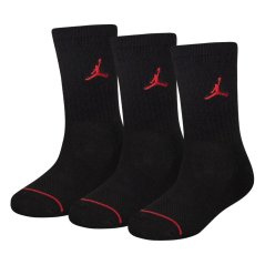 Air Jordan 3 Pack Crew Socks Infant's Black