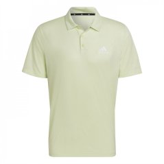 adidas Mens Fab Polo Shirt Lime/White