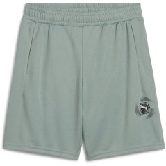 Puma Active Sports Graphic Poly Shorts B Gym Short Unisex Kids Green Moon