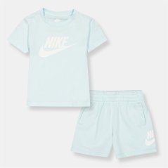 Nike Nike Tee Short Set In53 White/Blue