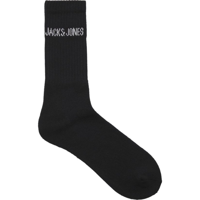 Jack and Jones Regen Mens 10-Pack Crew Socks Black