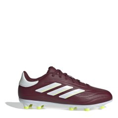 adidas Copa Pure 2 League Fg J Firm Ground Football Boots Unisex Kids Red/Wht/Yel