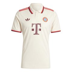 adidas Bayern Munich Third Shirt 2024 2025 Adults Beige