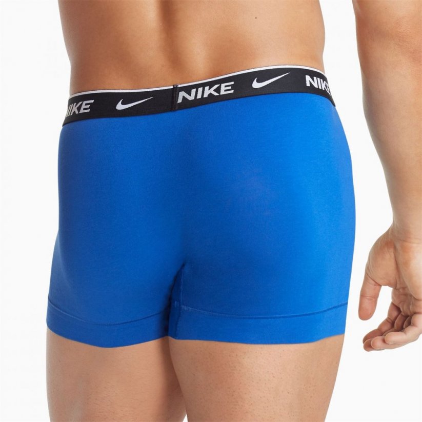 Nike 3 Pack Dri-FIT Essential Microfiber Trunks Mens Blk/Gry/Blu 9J1