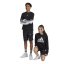 adidas Unisex Kids Jersey Jogger Shorts Black/White
