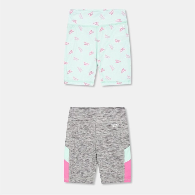 Reebok Kids' Jersey Jogger Shorts Beach Glass