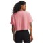 Under Armour Women's Rival Boxy T-Shirt Pink/White