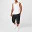 Slazenger Three Quarter Length Tracksuit Bottoms Mens Black