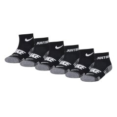 Nike 6Pk Ankle Trainer Socks Black