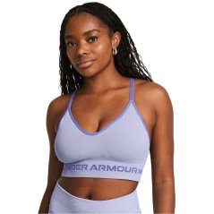 Under Armour Seamless Low Long Sports Bra Purple