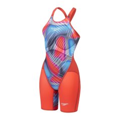 Speedo Women's Lzr Valor 2.0 Race Swimsuit Red/Blue