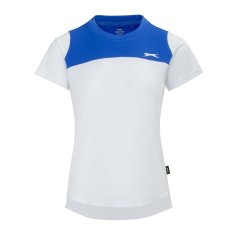 Slazenger Court Tee Womens Blue/White