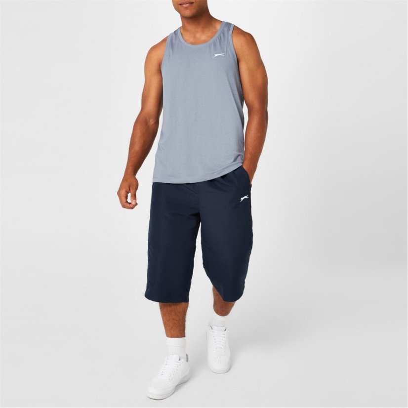 Slazenger Three Quarter Length Tracksuit Bottoms Mens Navy