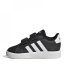 adidas Grand Court Infant Boys Trainers Black/ White